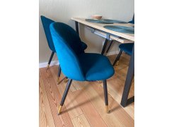 Стул на металлокаркасе Gabi green / black фото покупателя 357