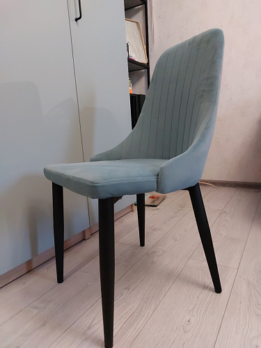 Стул на металлокаркасе Kora black / gray фото покупателя 106