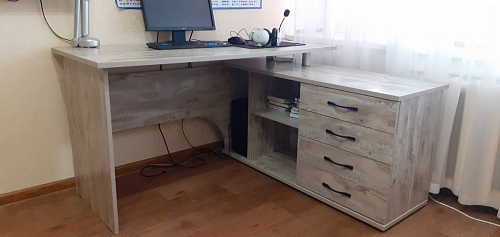 Компьютерный стол с тумбой КСТ-109 тумба слева фото покупателя 77