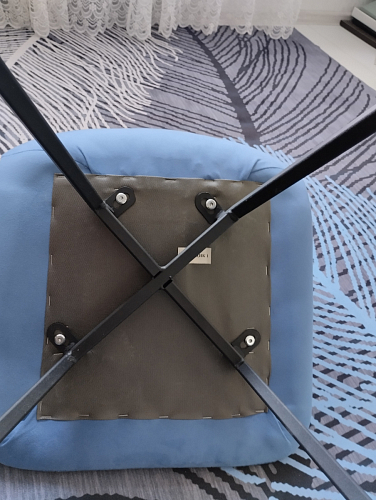 Стул на металлокаркасе Чилли зеленый / белый каркас фото покупателя 114