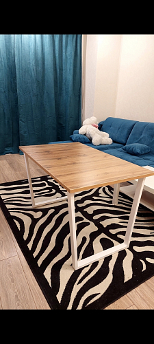 Стол раскладной Лота Лофт 120 25 мм юта / черный матовый фото покупателя 293