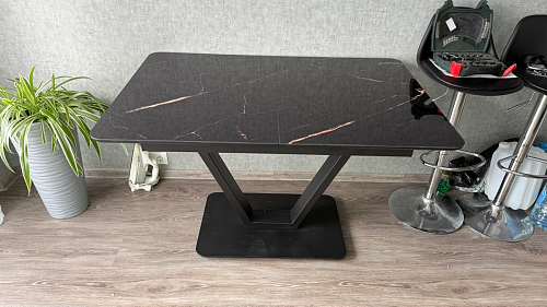 Стол на тумбе Бугун белый / золото фото покупателя 38