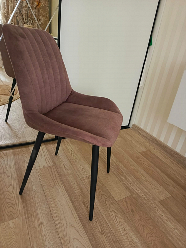 Комплект стульев Вейв 4 шт светло-серый / черный фото покупателя 130