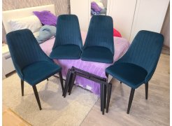 Стул на металлокаркасе Kora gray / black фото покупателя 355