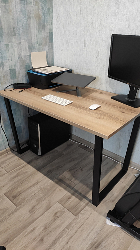 Стол Лота Лофт 120 25 мм сабия / белый матовый фото покупателя 884