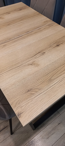 Деревянный стол Лота Лофт 120x75 дуб крафт табачный / черный матовый фото покупателя 191