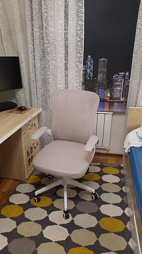 Компьютерное кресло Konfi dark gray / pink / white фото покупателя 132