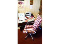 Компьютерное кресло Reus черная сетка / хром фото покупателя 12