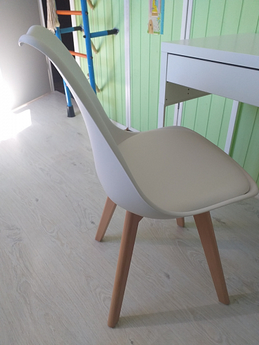 Деревянный стул Bonuss green / grey фото покупателя 119