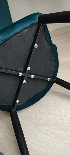 Стул на металлокаркасе Kora dark gray / black фото покупателя 272