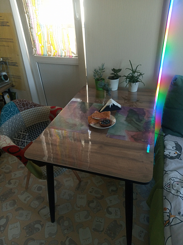 Стол Энлэй бискайская сосна / белый фото покупателя 2