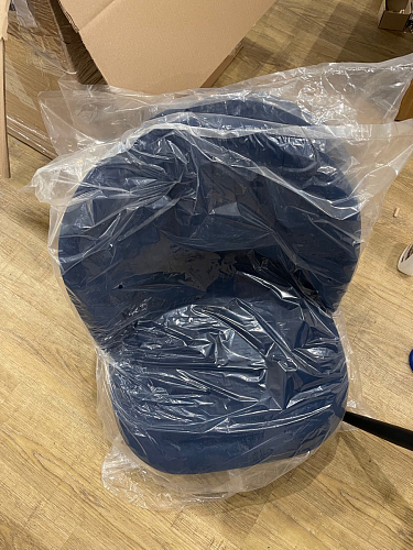 Стул на металлокаркасе Gabi dark beige / black / silver фото покупателя 369