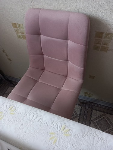 Стул на металлокаркасе Чилли К темно-серый (velutto 32) / черный фото покупателя 632