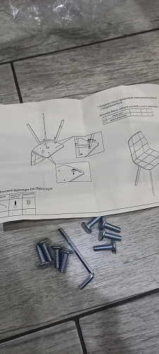 Комплект стульев Седа К 4 шт латте / черный фото покупателя 290