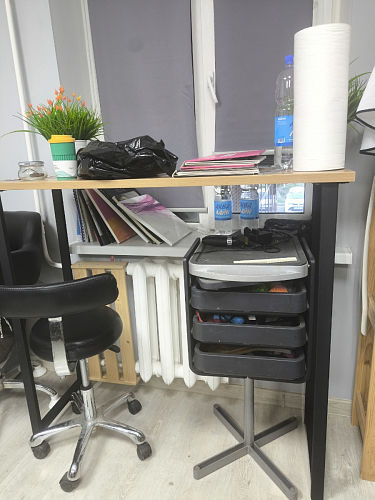 Барная стойка Дилан Лофт 120х40х98 дуб делано темный фото покупателя 172