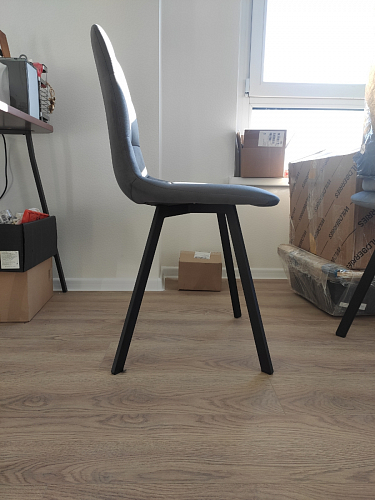 Стул на металлокаркасе Чилли синий / белый фото покупателя 1340