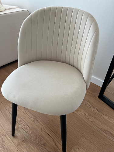 Стул на металлокаркасе Gabi gray / black фото покупателя 452