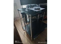 Столик сервировочный SC-5119 складной черный фото покупателя 9