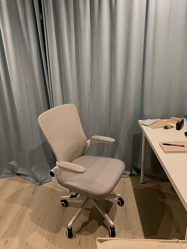 Компьютерное кресло Konfi gray / blue / white фото покупателя 270