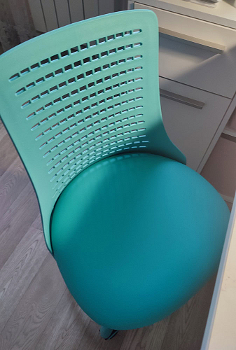 Компьютерное кресло Kiddy/Кидди розовое ткань (сетка) фото покупателя 42