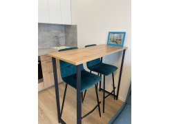 Барная стойка Дилан Лофт 120х40х90 бетон светлый фото покупателя 211