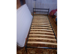 Односпальная кровать Фади 80х200 черная фото покупателя 1113