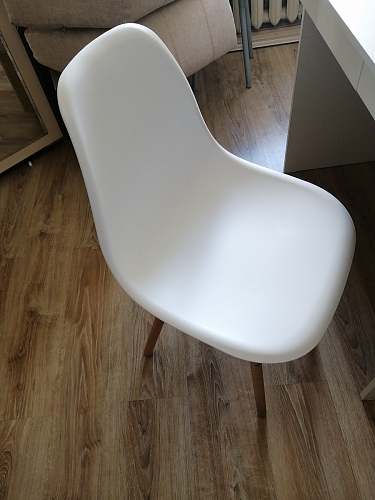 Пластиковый стул Eames PC-015 желтый фото покупателя 360