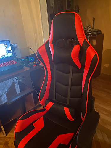 Компьютерное кресло Kano черное / красное фото покупателя 59