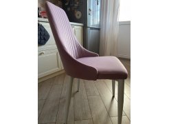 Стул на металлокаркасе Kora beige / black фото покупателя 6