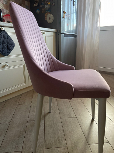 Стул на металлокаркасе Kora beige / black фото покупателя 6