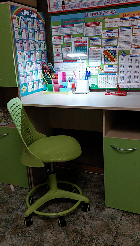 Компьютерное кресло Kiddy ткань серый фото покупателя 37