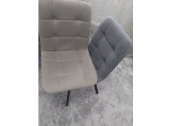 Стул на металлокаркасе Чилли синяя ткань / белый фото покупателя 510