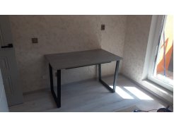 Стол Лота Лофт 120 25 мм сабия / черный матовый фото покупателя 561