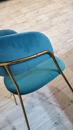 Стул на металлокаркасе Kamelia бежевый / золотой фото покупателя 15