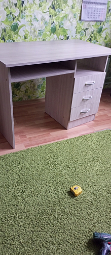 Стол письменный Бриз МДФ волна лайм / ясень светлый фото покупателя 142