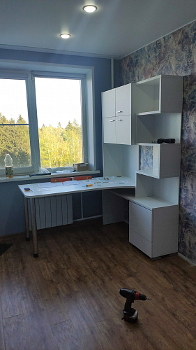 Письменный стол СР-500М/140 К-ЛЕВ левый карамель фото покупателя 2