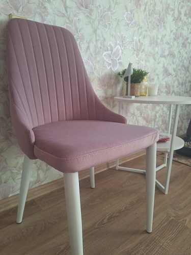 Стул на металлокаркасе Kora green / black фото покупателя 342