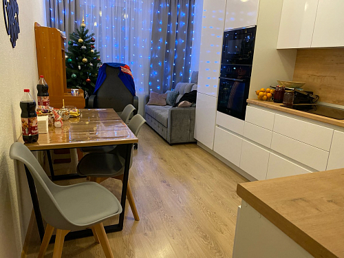 Деревянный стол Лота Лофт 120х75 белый матовый / дуб крафт золотой фото покупателя 33