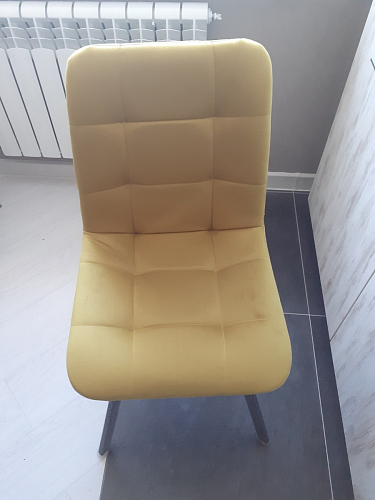 Стул на металлокаркасе Чилли бирюзовый / черный фото покупателя 1165