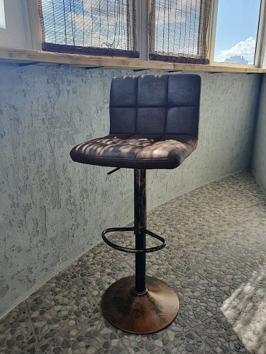 Барный стул Paskal коричневый / хром фото покупателя 10