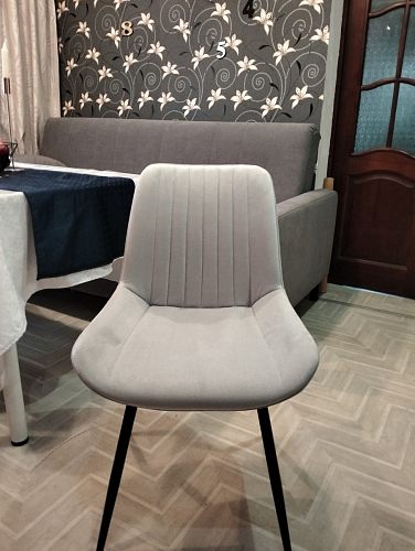 Стул на металлокаркасе Седа К кирпичный / черный фото покупателя 279