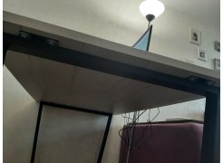 Деревянный стол Лота Лофт 120(160)х75 черный матовый / бетон светлый фото покупателя 634