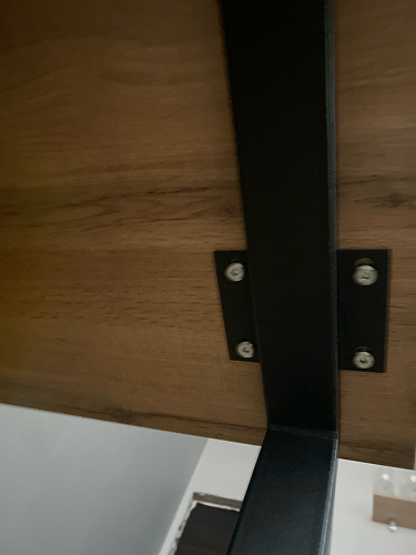 Деревянный стол Лота Лофт 120х75 белый матовый / дуб крафт золотой фото покупателя 573