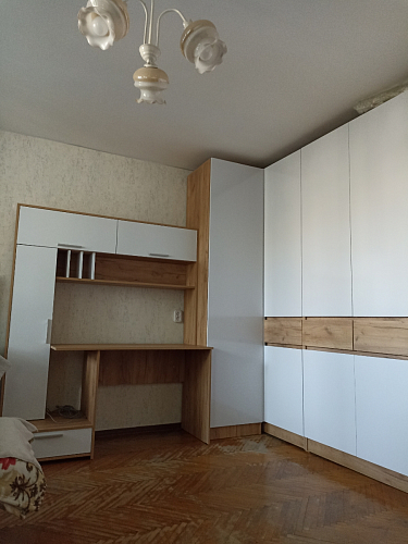 Письменный стол Лайт 03.243 дуб золотой (craft) / белый премиум фото покупателя 127