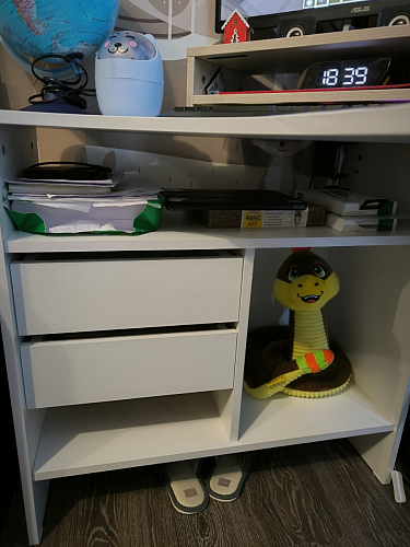 Письменный стол СПм-25 левый дуб сонома фото покупателя 61