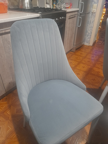 Стул на металлокаркасе Kora white / gray фото покупателя 434