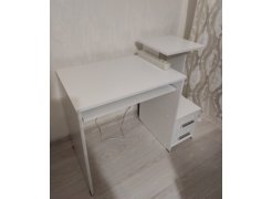 Компьютерный стол Джаз-24 левый белый фото покупателя 116