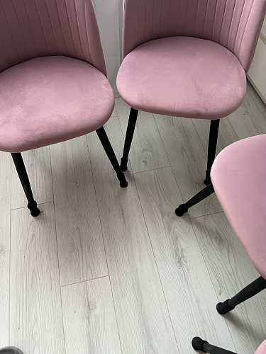 Стул на металлокаркасе Gabi 1 light purple / black фото покупателя 197