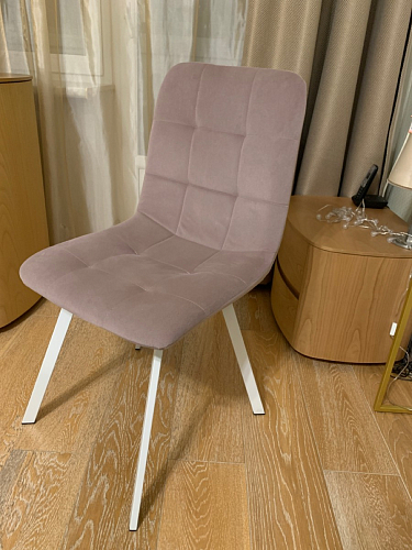 Стул на металлокаркасе Bruk light purple фото покупателя 1