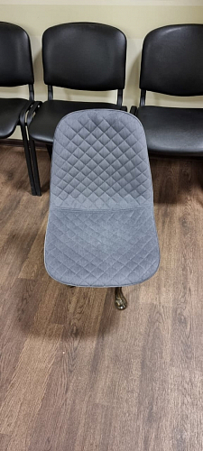 Стул на металлокаркасе Capri blue / white фото покупателя 19